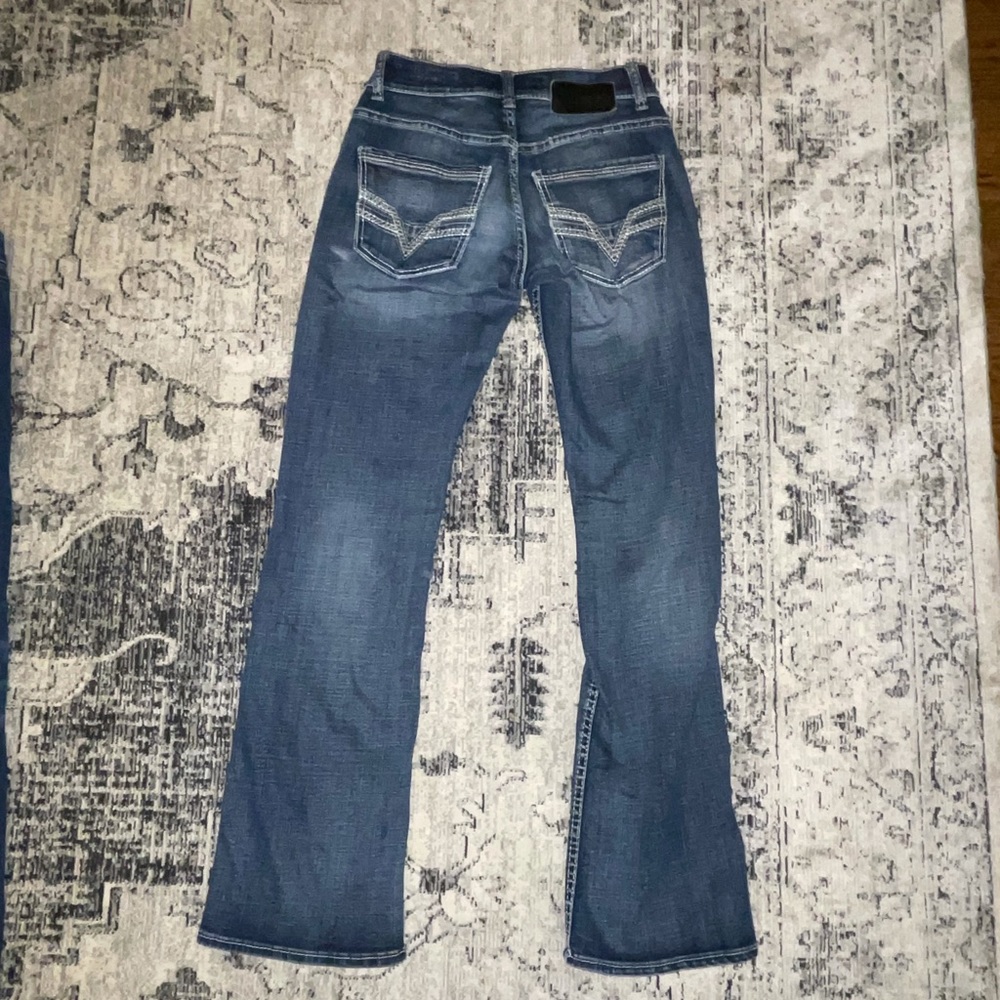 AIDEN size 26R bootleg jeans.